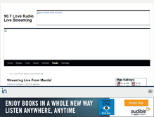 Tablet Screenshot of 90.7loveradio.com
